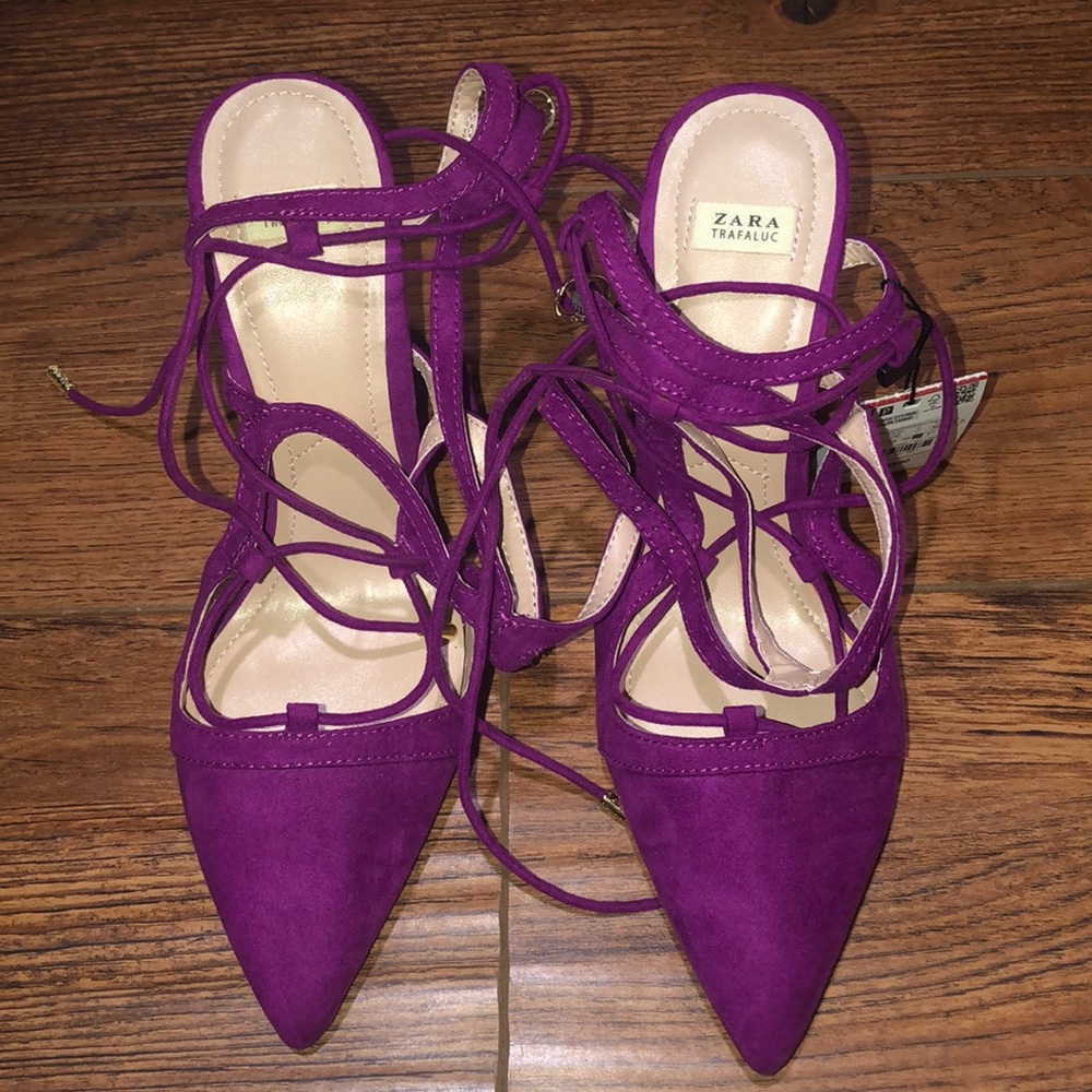 NWT Lace-Up Heels